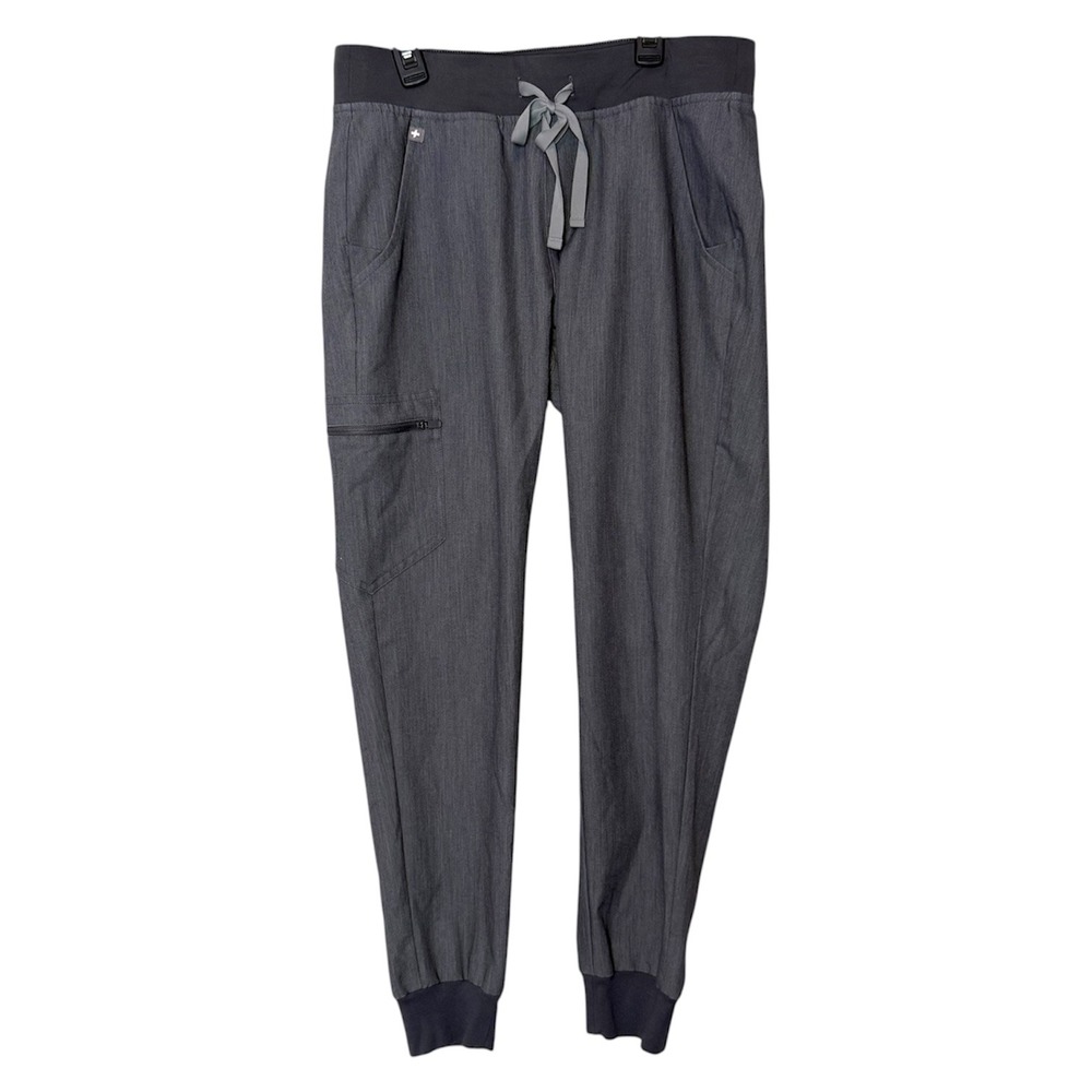 FIGS Womens Zamora Jogger Scrub Pants Size Small Gray PO# 1518